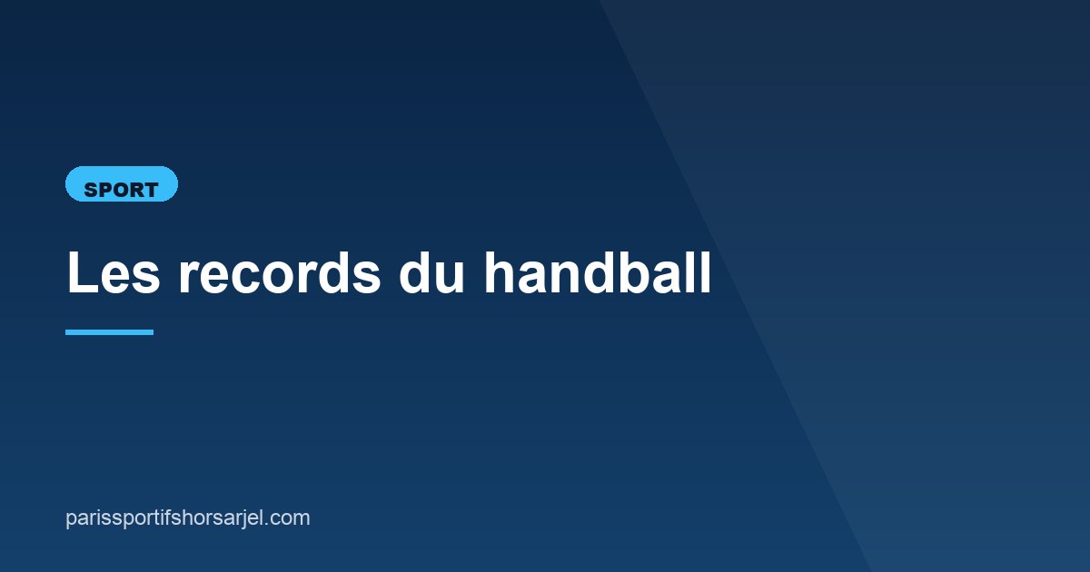 Illustration de l'article consacré aux records du handball