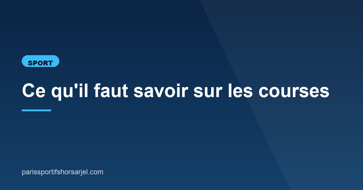 Illustration de l'article consacré aux courses hippiques